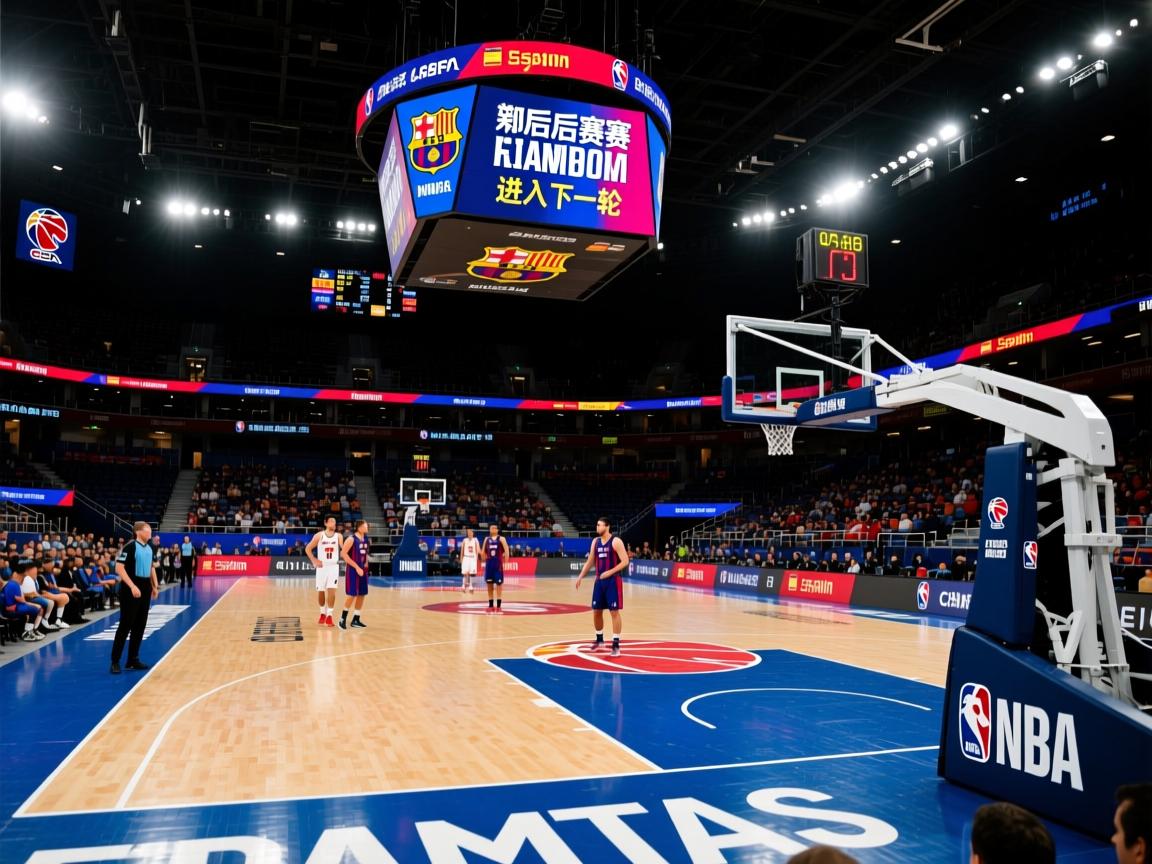 西班牙篮球甲级联赛季后赛打响，巴塞罗那主场大胜进入下一轮