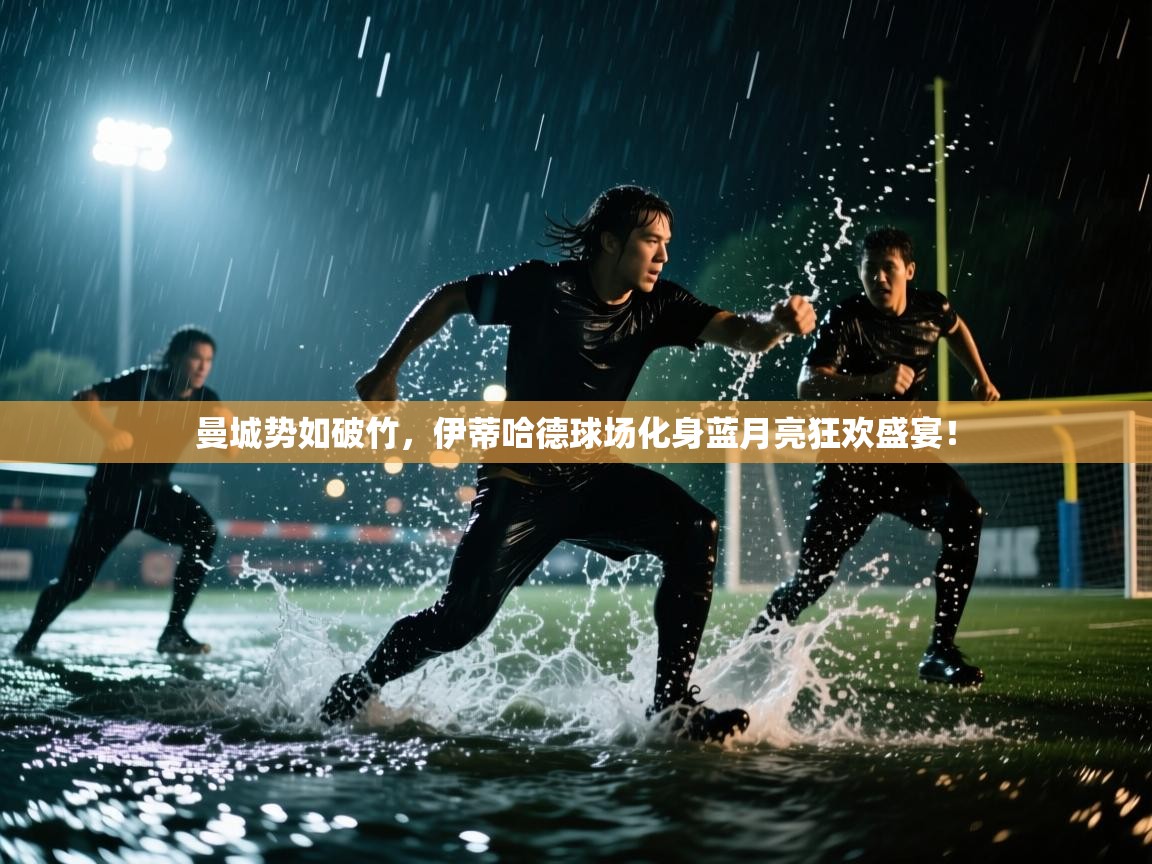 曼城势如破竹，伊蒂哈德球场化身蓝月亮狂欢盛宴！  第1张